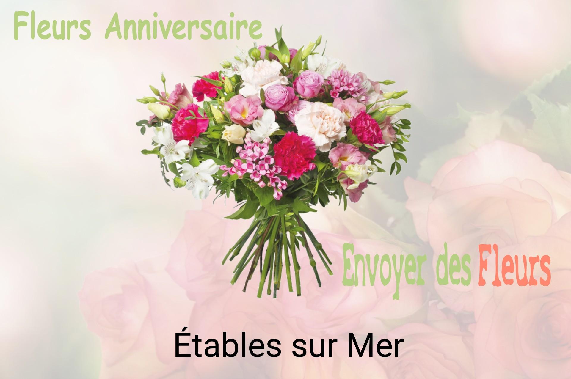 Bouquet de fleurs d’anniversaire livré à Étables-sur-Mer